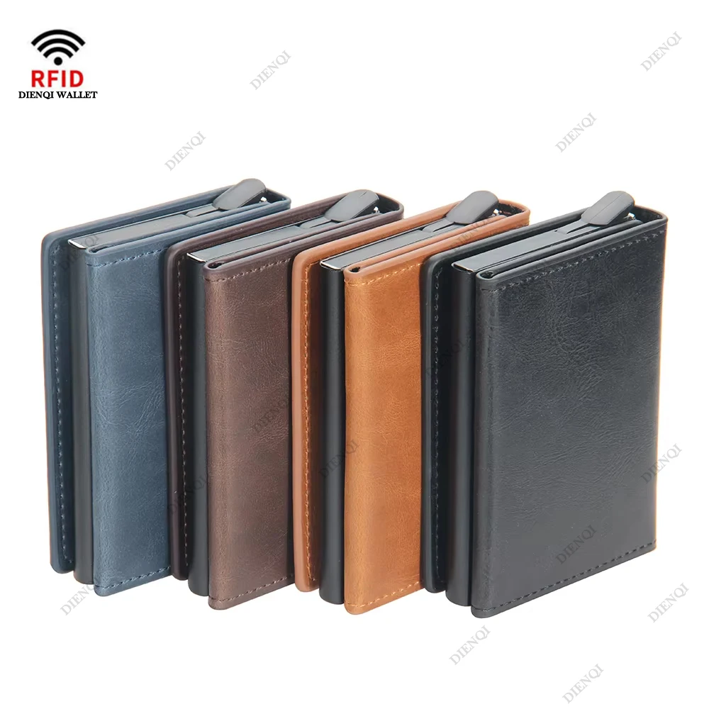 Luxury Bags Lv - Magnetische RFID-blokkerende creditcardhouder Heren Portefeuilles Anti-diefstal