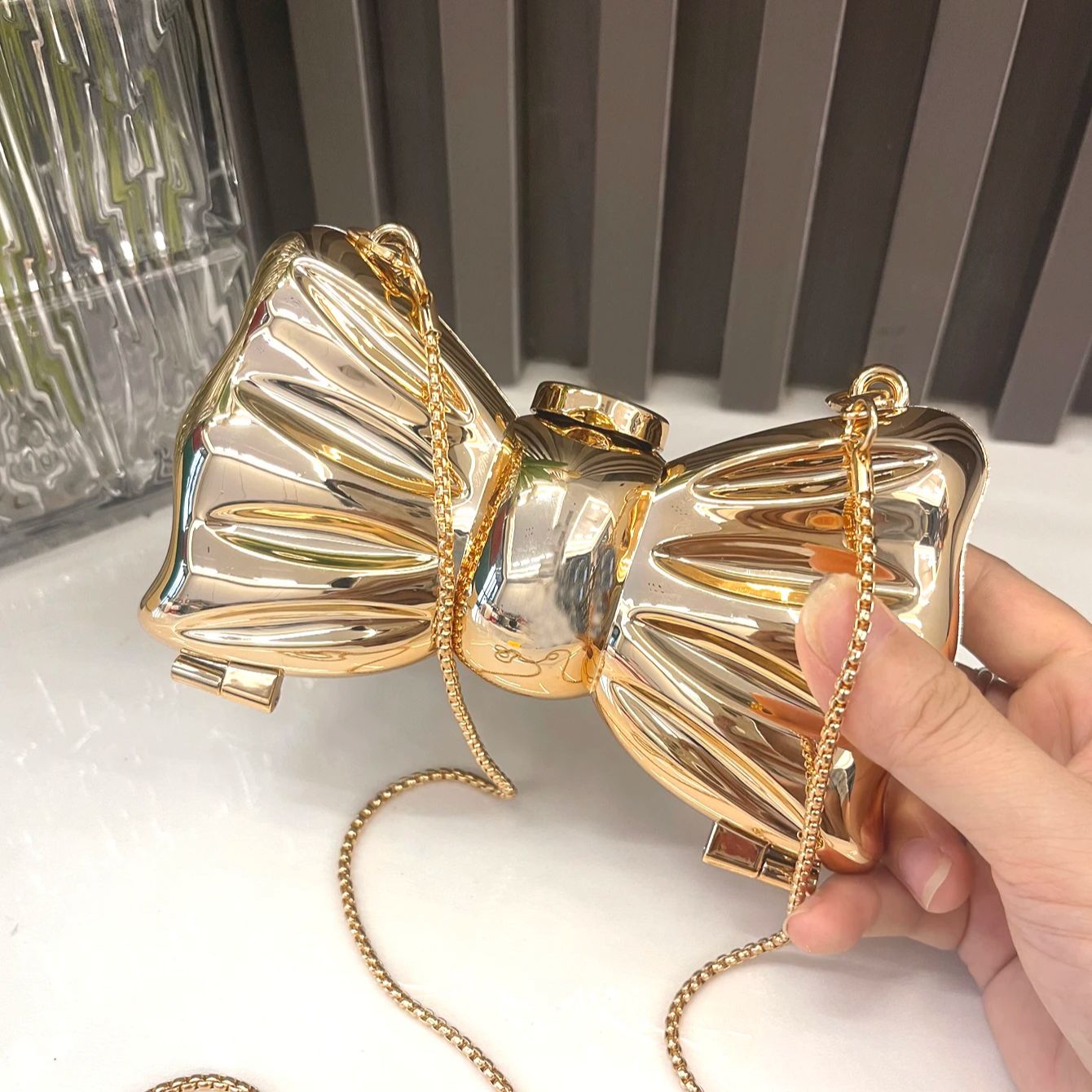 Luxury Bags Made - Gouden avondtasje portemonnees en handtas luxe