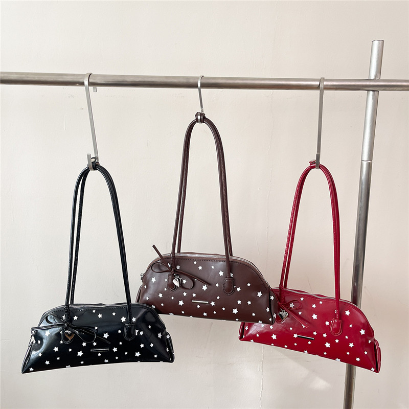 Luxury Bags Affordable - Nieuwe PU Stars Bow Zipper Sweet