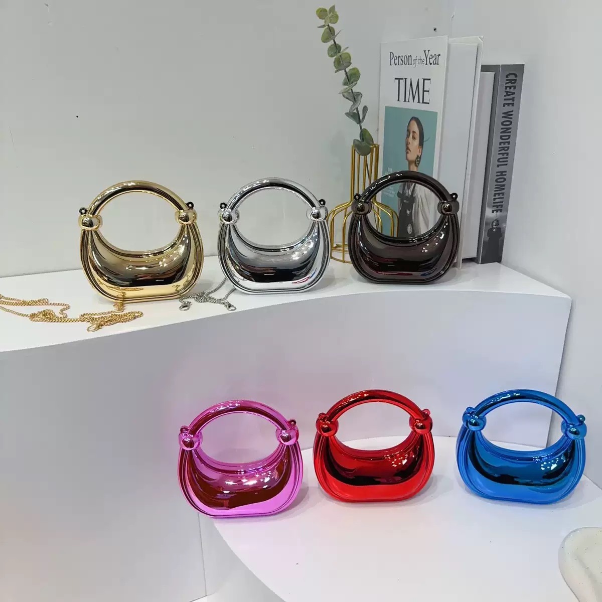 Mini gouden avondtasje portemo - Luxury Bags Made recensie en prijs